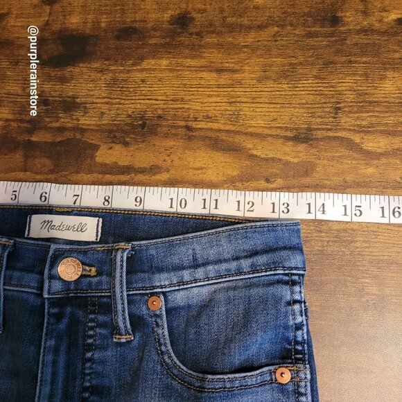Madewell Jeans Size 27 Skinny 10" High Rise Tummy Control Danny Wash G7391 - Picture 7 of 12